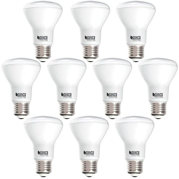 Warm White Sunlite BR20/LED/8W/WD/30-16K 3000K-1700K Medium E26 Base Frosted Dimmable LED 50W Equivalent BR20 Hospitality Series Light Bulb Warm White Sunlite BR20/LED/8W/WD/30-16K 3000K-1700K Medium E26 Base Frosted Dimmable LED 50W Equivalent BR20 Hospitality Series Light Bulb